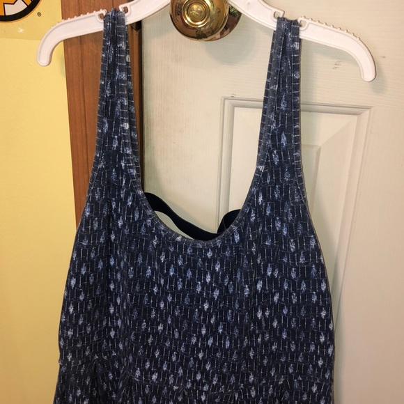 Blue a-line summer dress - Picture 4 of 5